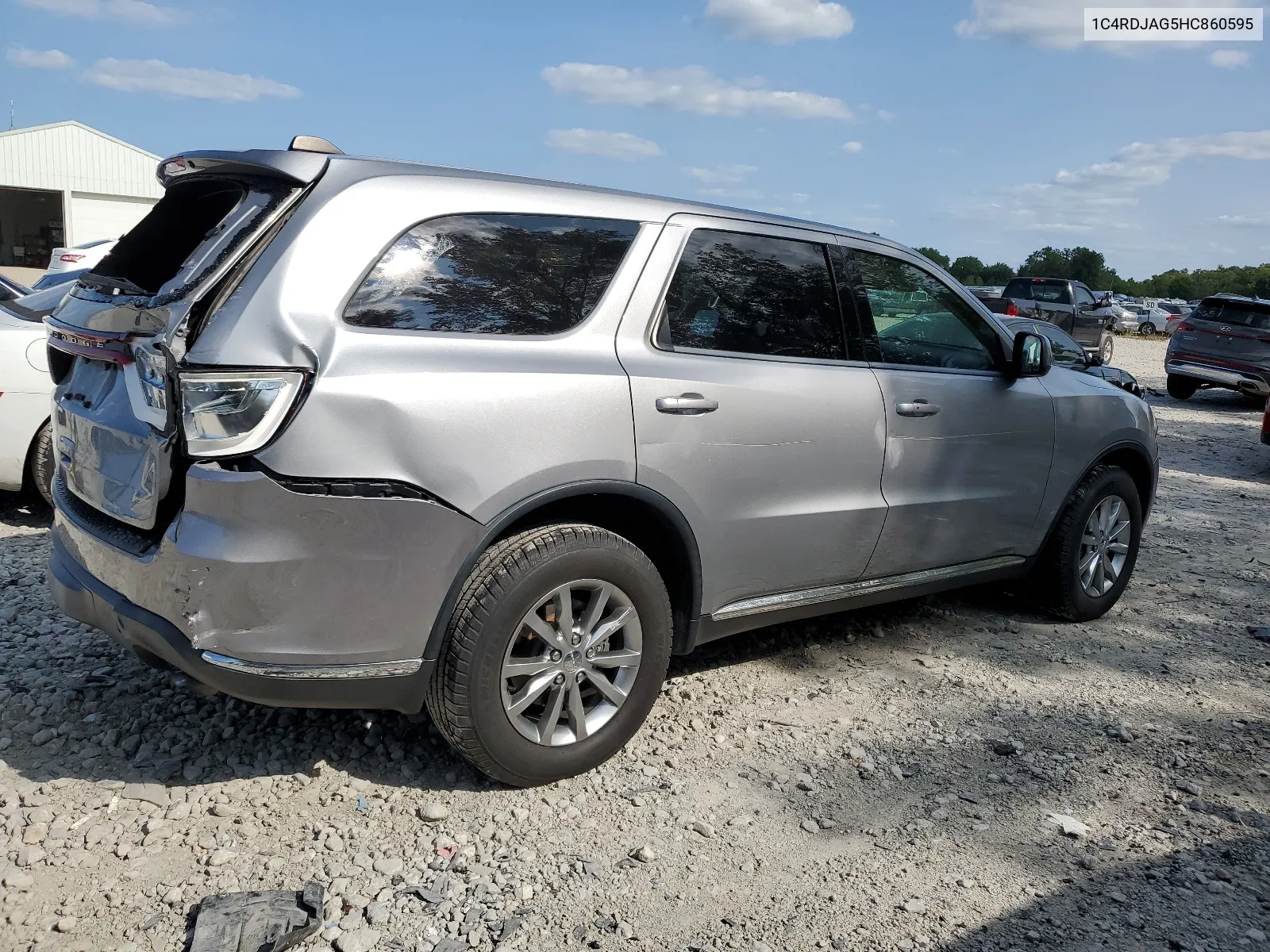 2017 Dodge Durango Sxt VIN: 1C4RDJAG5HC860595 Lot: 67882094