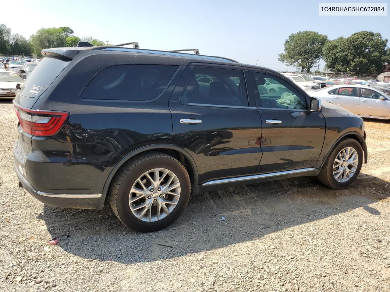 2017 Dodge Durango Sxt VIN: 1C4RDHAG5HC622884 Lot: 68305944