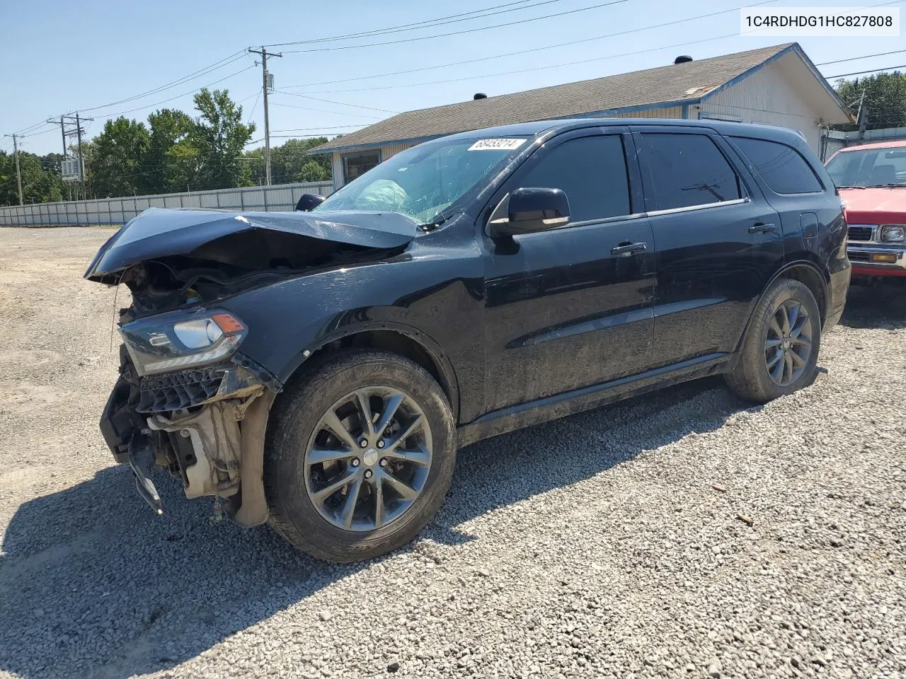 2017 Dodge Durango Gt VIN: 1C4RDHDG1HC827808 Lot: 68453214