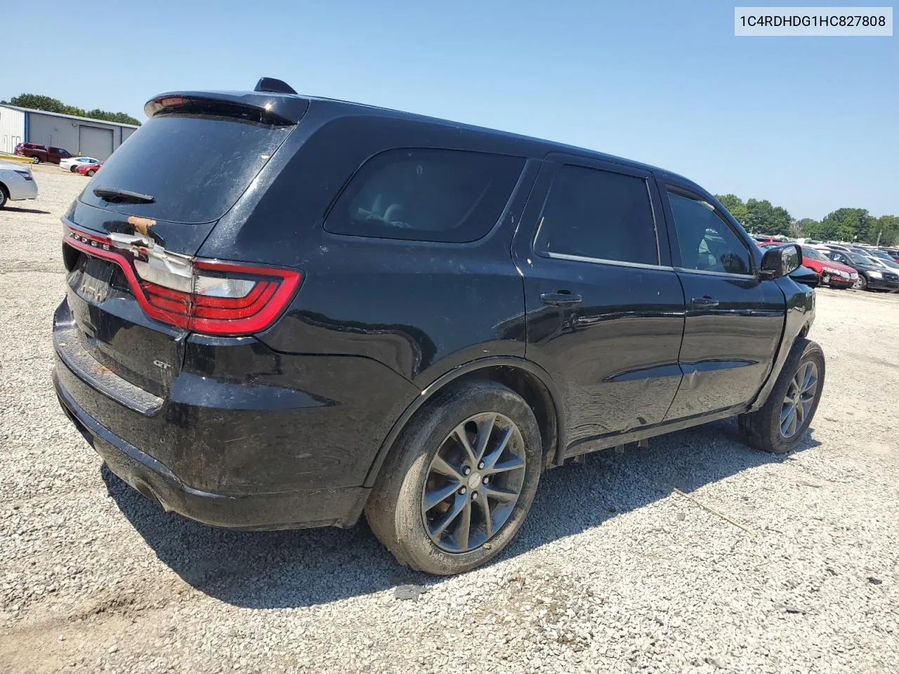 2017 Dodge Durango Gt VIN: 1C4RDHDG1HC827808 Lot: 68453214