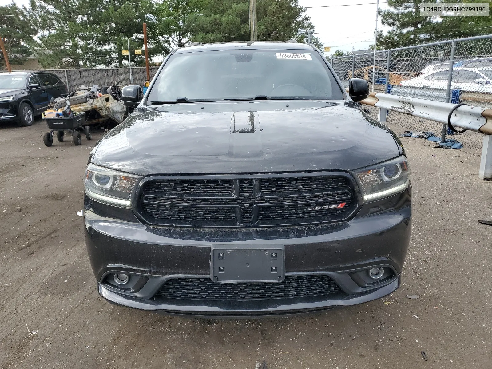 2017 Dodge Durango Gt VIN: 1C4RDJDG9HC799196 Lot: 68555614