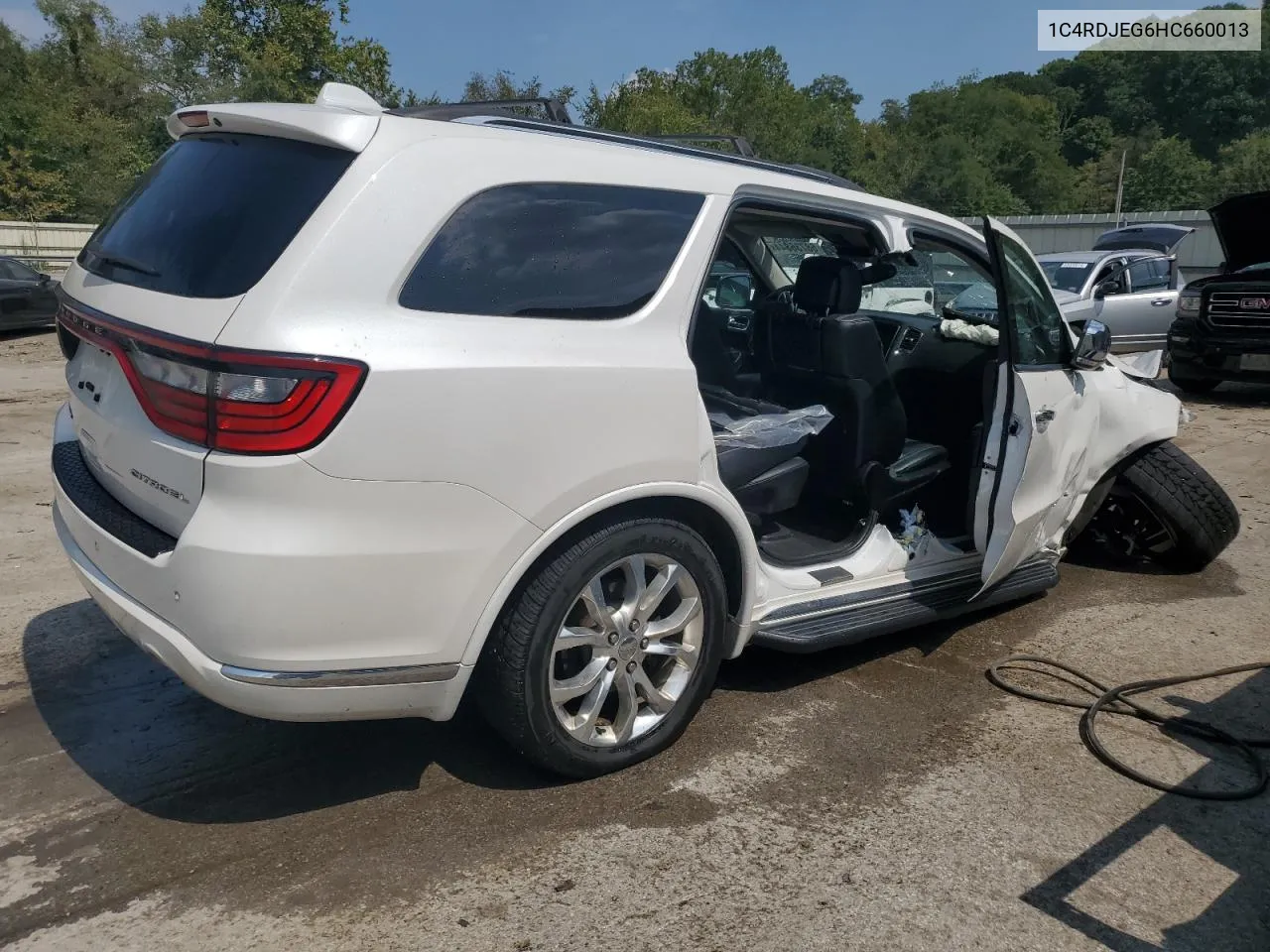 2017 Dodge Durango Citadel VIN: 1C4RDJEG6HC660013 Lot: 68736844