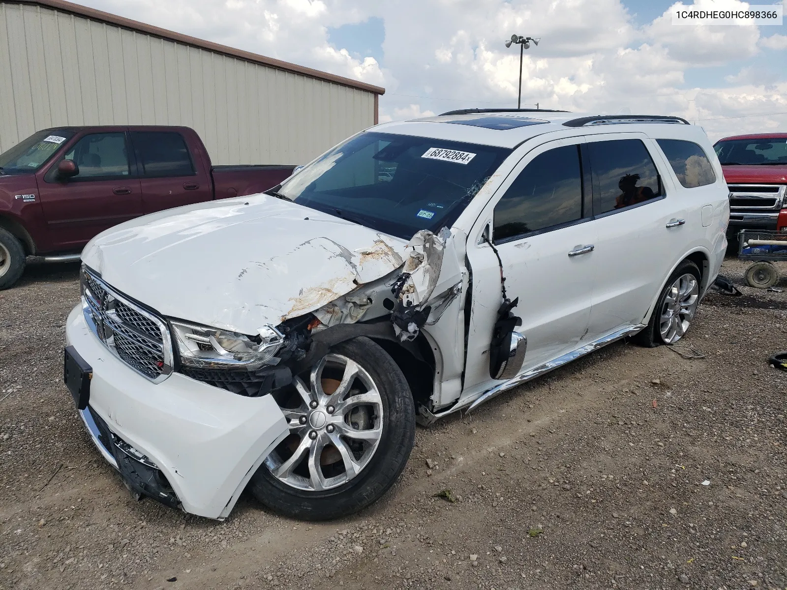 1C4RDHEG0HC898366 2017 Dodge Durango Citadel