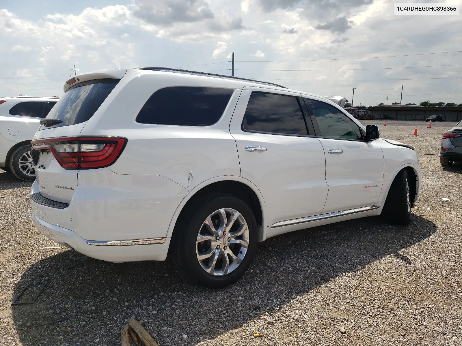 2017 Dodge Durango Citadel VIN: 1C4RDHEG0HC898366 Lot: 68792884