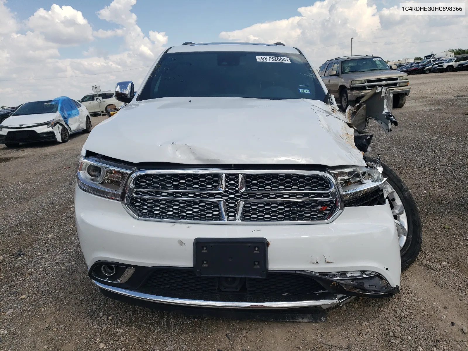 1C4RDHEG0HC898366 2017 Dodge Durango Citadel