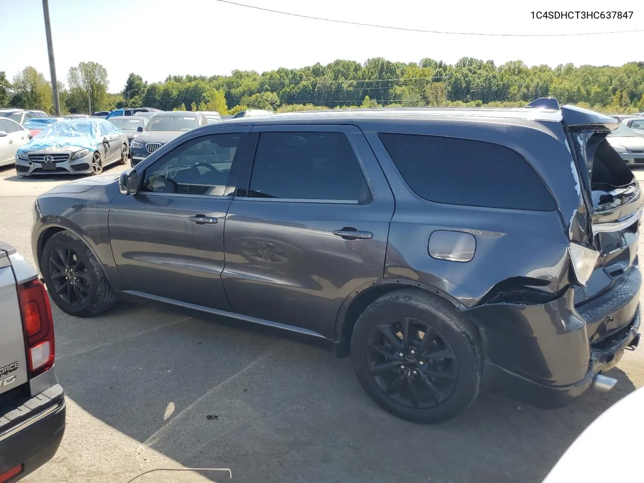 2017 Dodge Durango R/T VIN: 1C4SDHCT3HC637847 Lot: 69064244