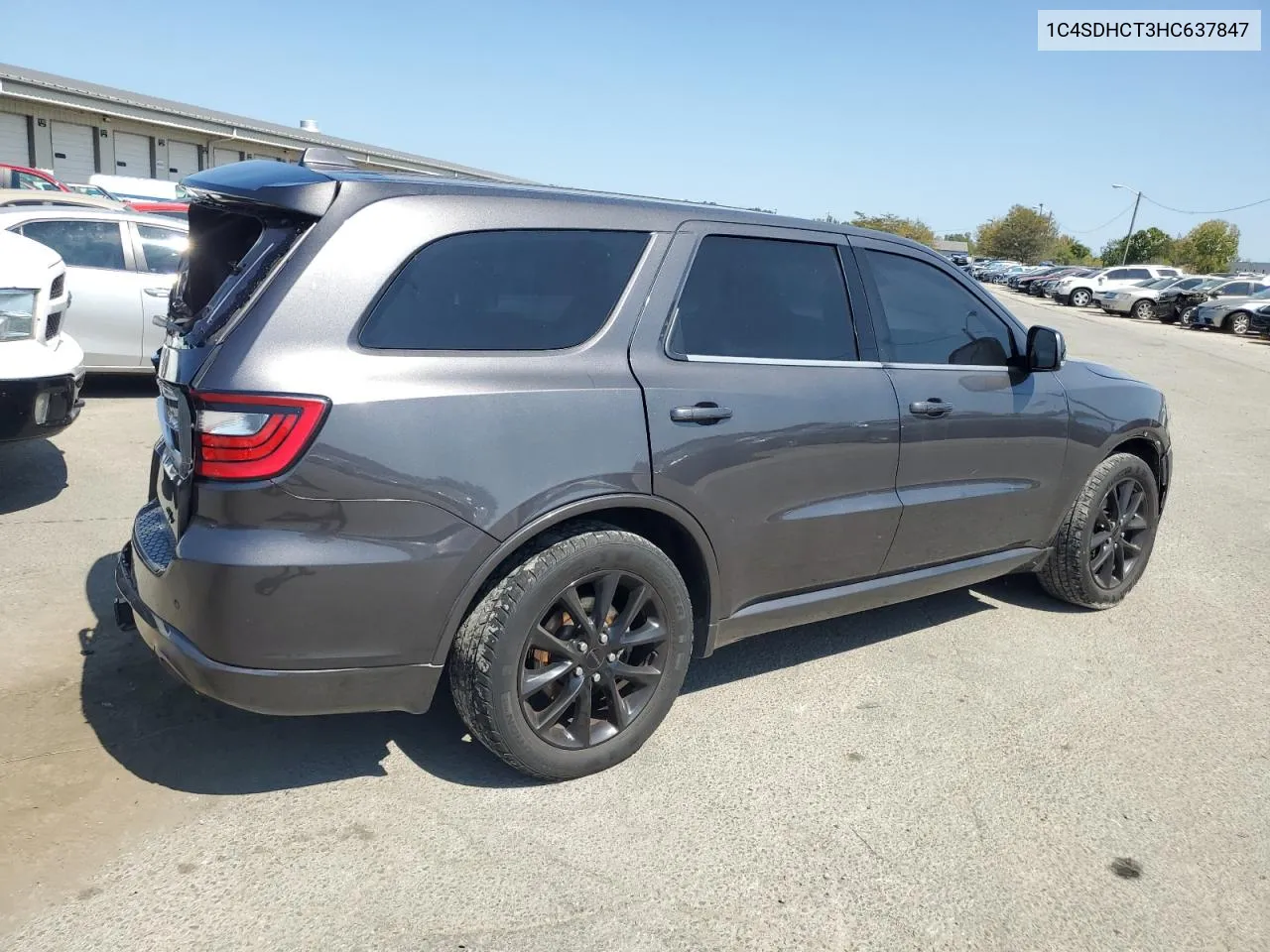 2017 Dodge Durango R/T VIN: 1C4SDHCT3HC637847 Lot: 69064244