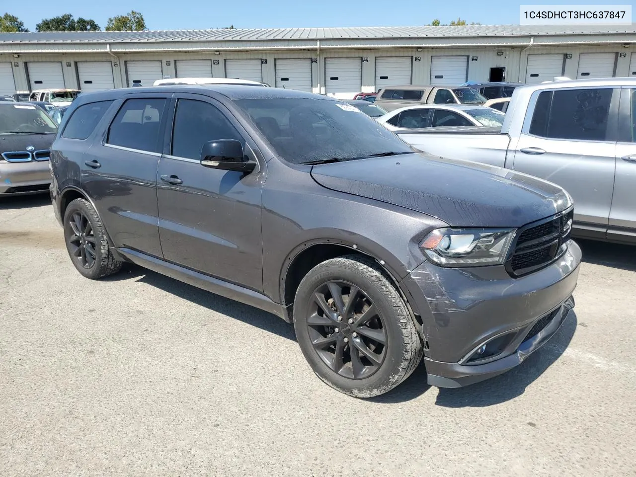 2017 Dodge Durango R/T VIN: 1C4SDHCT3HC637847 Lot: 69064244