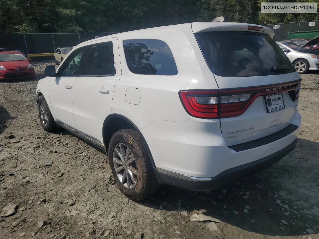 2017 Dodge Durango Sxt VIN: 1C4RDJAG1HC791095 Lot: 69214604