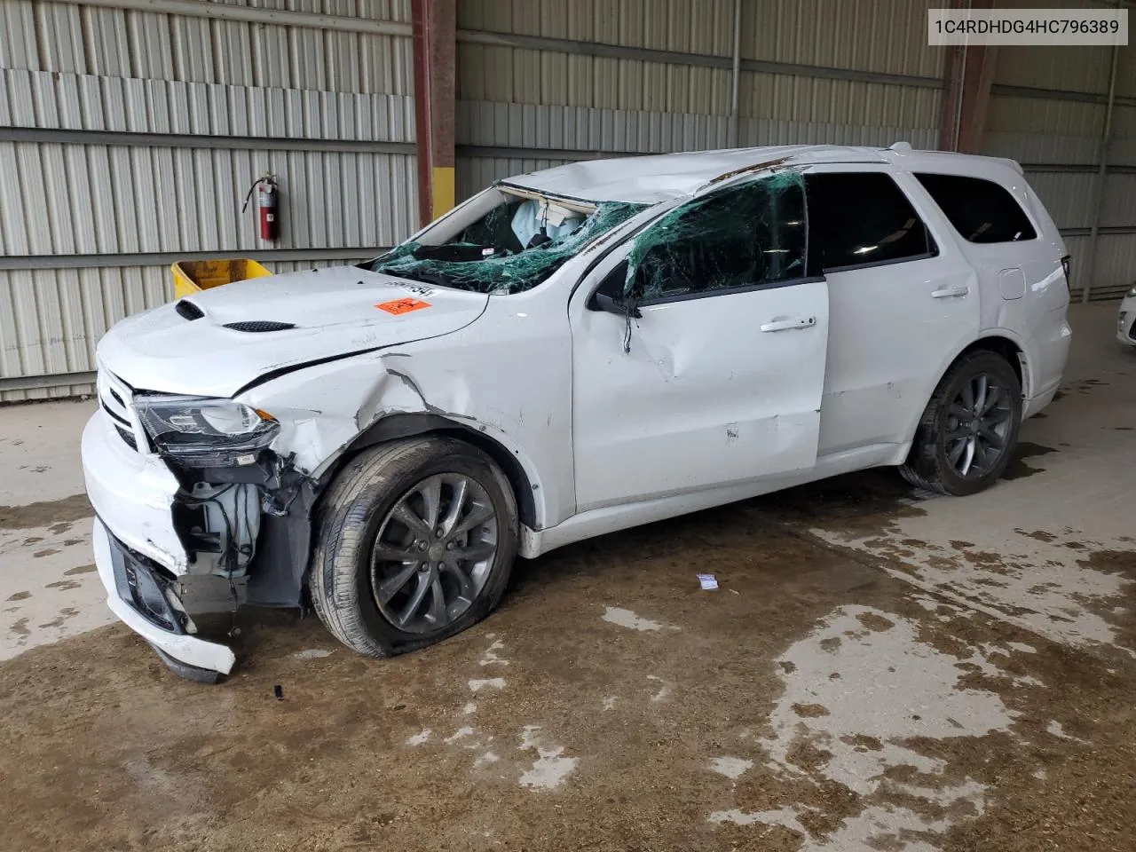 2017 Dodge Durango Gt VIN: 1C4RDHDG4HC796389 Lot: 69681494