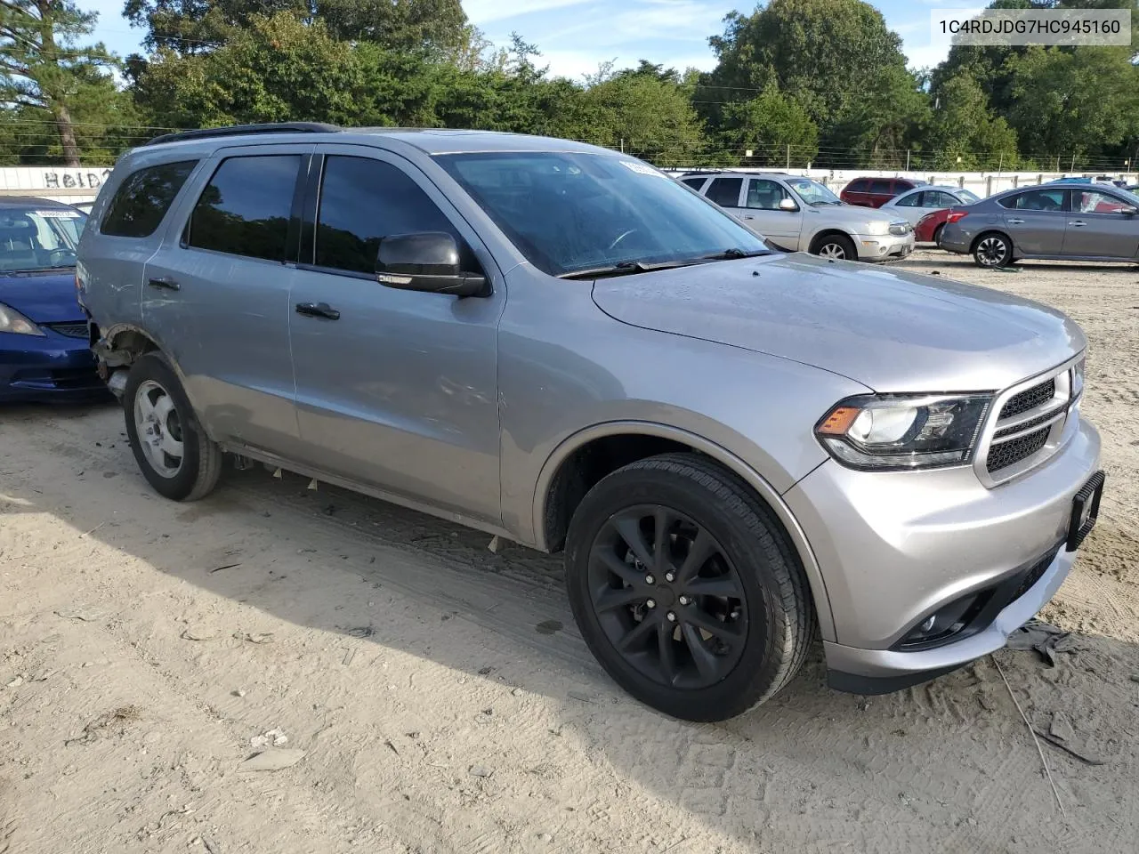 1C4RDJDG7HC945160 2017 Dodge Durango Gt