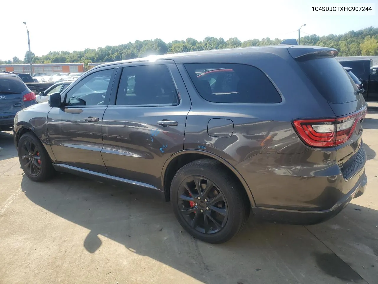 2017 Dodge Durango R/T VIN: 1C4SDJCTXHC907244 Lot: 69934434