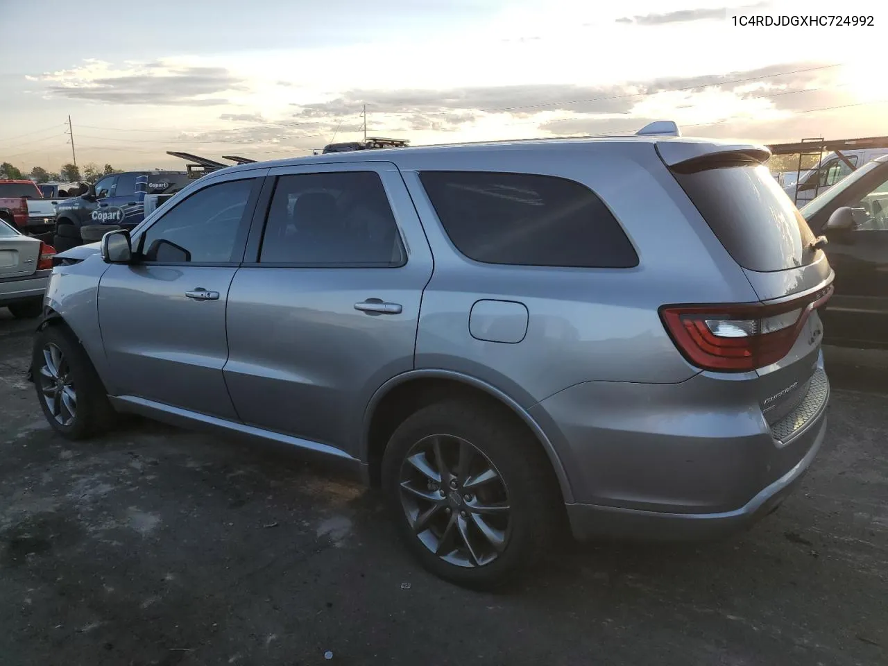 2017 Dodge Durango Gt VIN: 1C4RDJDGXHC724992 Lot: 70042184