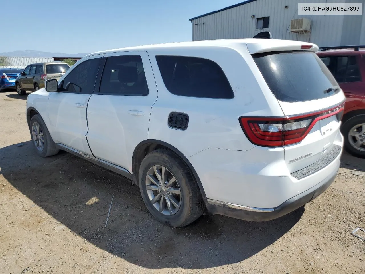 2017 Dodge Durango Sxt VIN: 1C4RDHAG9HC827897 Lot: 70250654