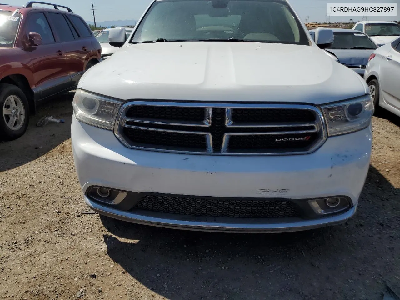 2017 Dodge Durango Sxt VIN: 1C4RDHAG9HC827897 Lot: 70250654