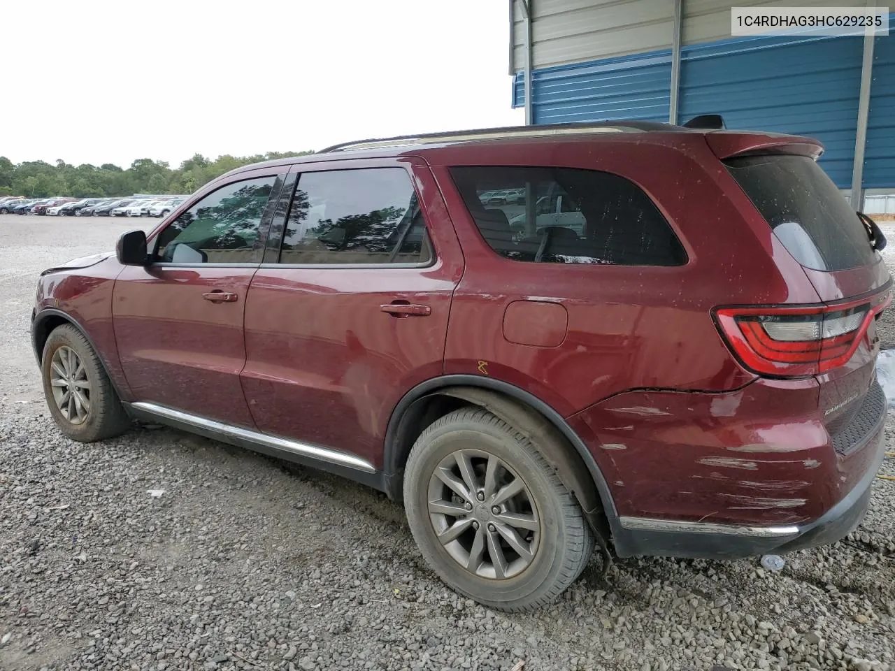 2017 Dodge Durango Sxt VIN: 1C4RDHAG3HC629235 Lot: 70254914