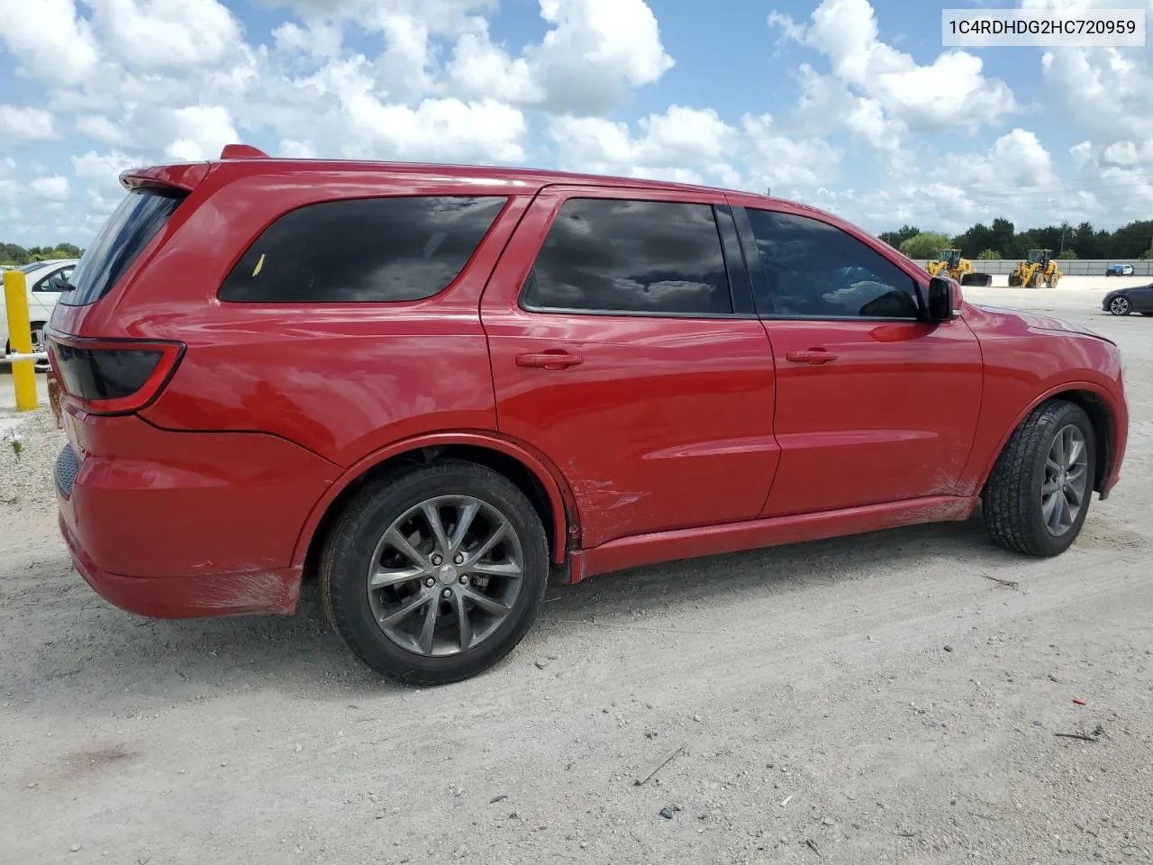 2017 Dodge Durango Gt VIN: 1C4RDHDG2HC720959 Lot: 70564314