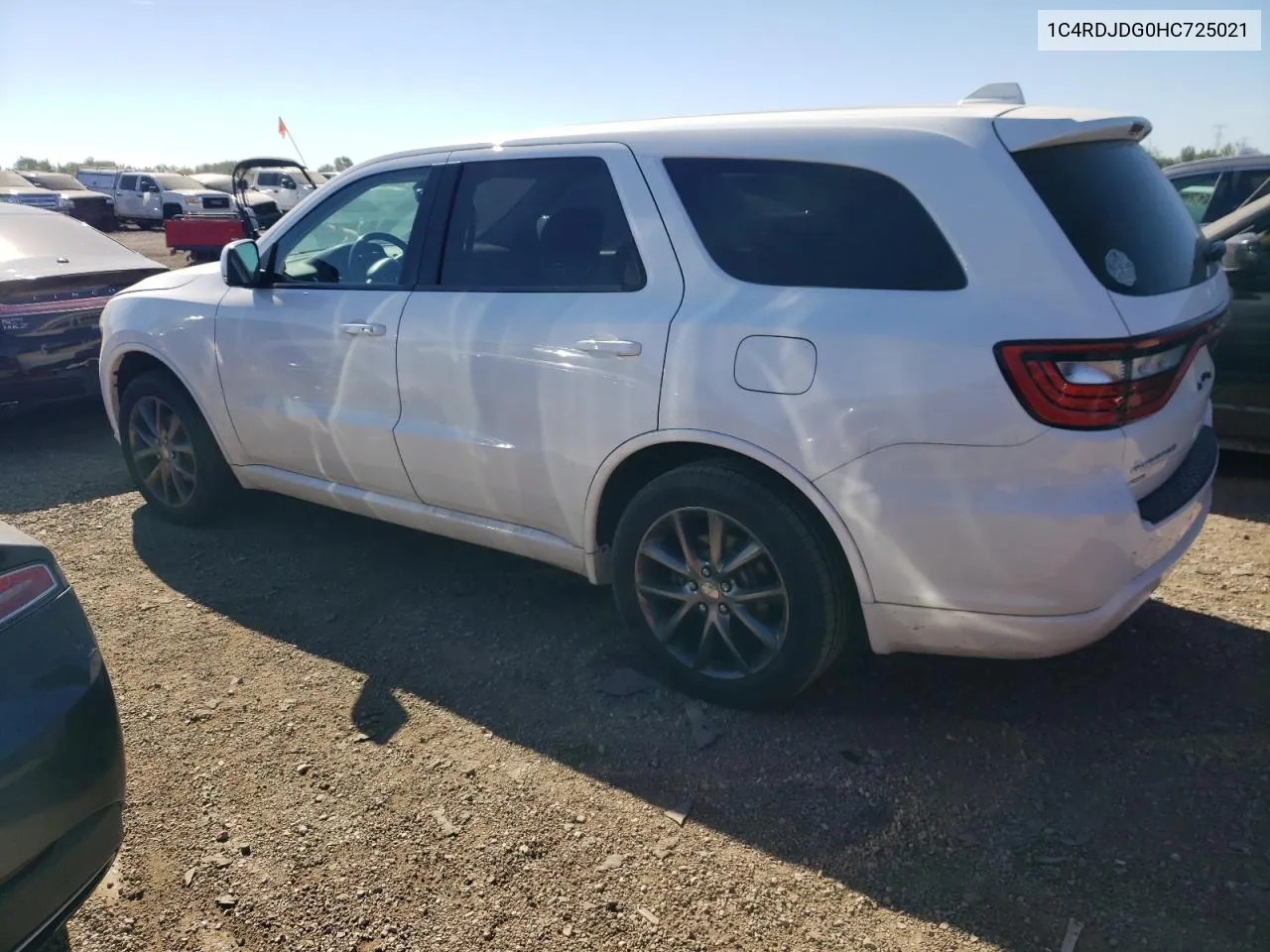 1C4RDJDG0HC725021 2017 Dodge Durango Gt