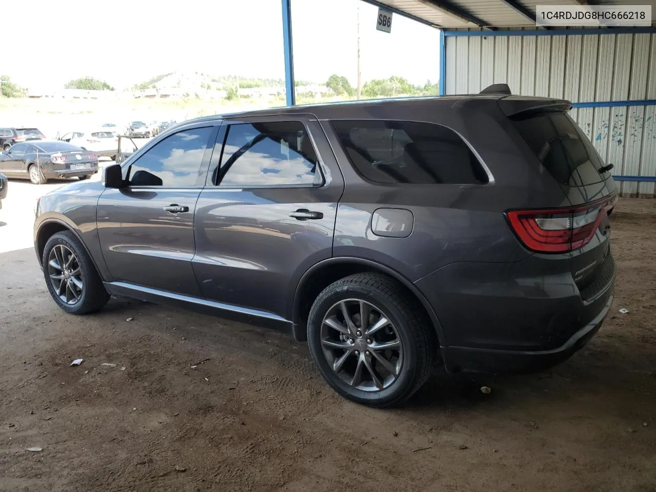 2017 Dodge Durango Gt VIN: 1C4RDJDG8HC666218 Lot: 70611174