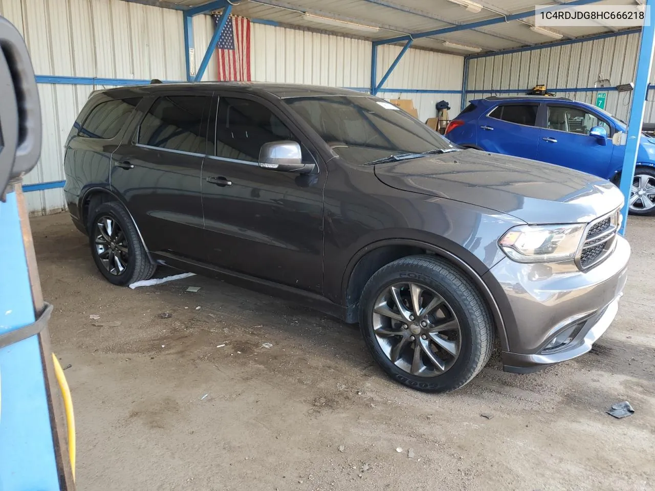 2017 Dodge Durango Gt VIN: 1C4RDJDG8HC666218 Lot: 70611174