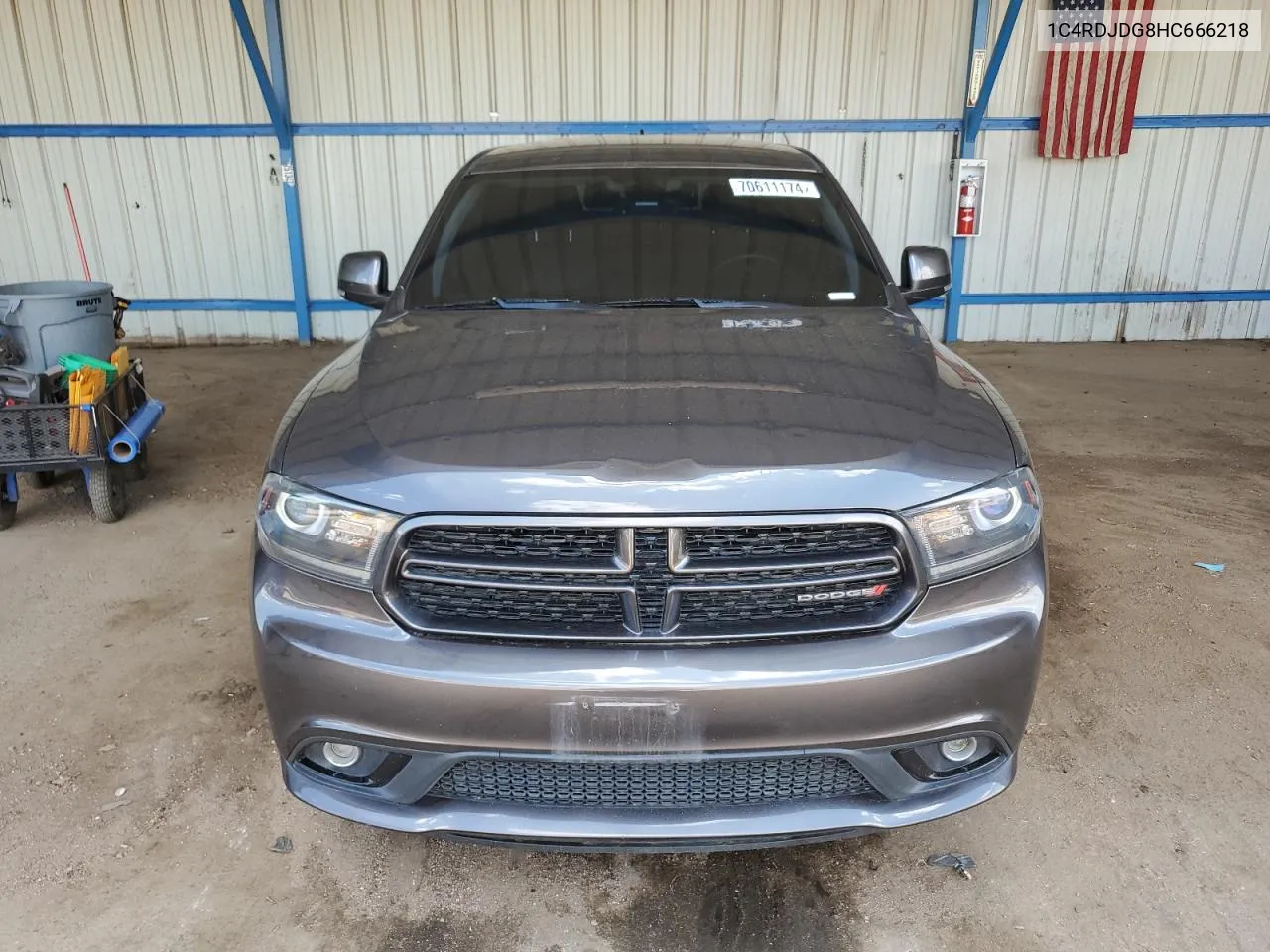 1C4RDJDG8HC666218 2017 Dodge Durango Gt