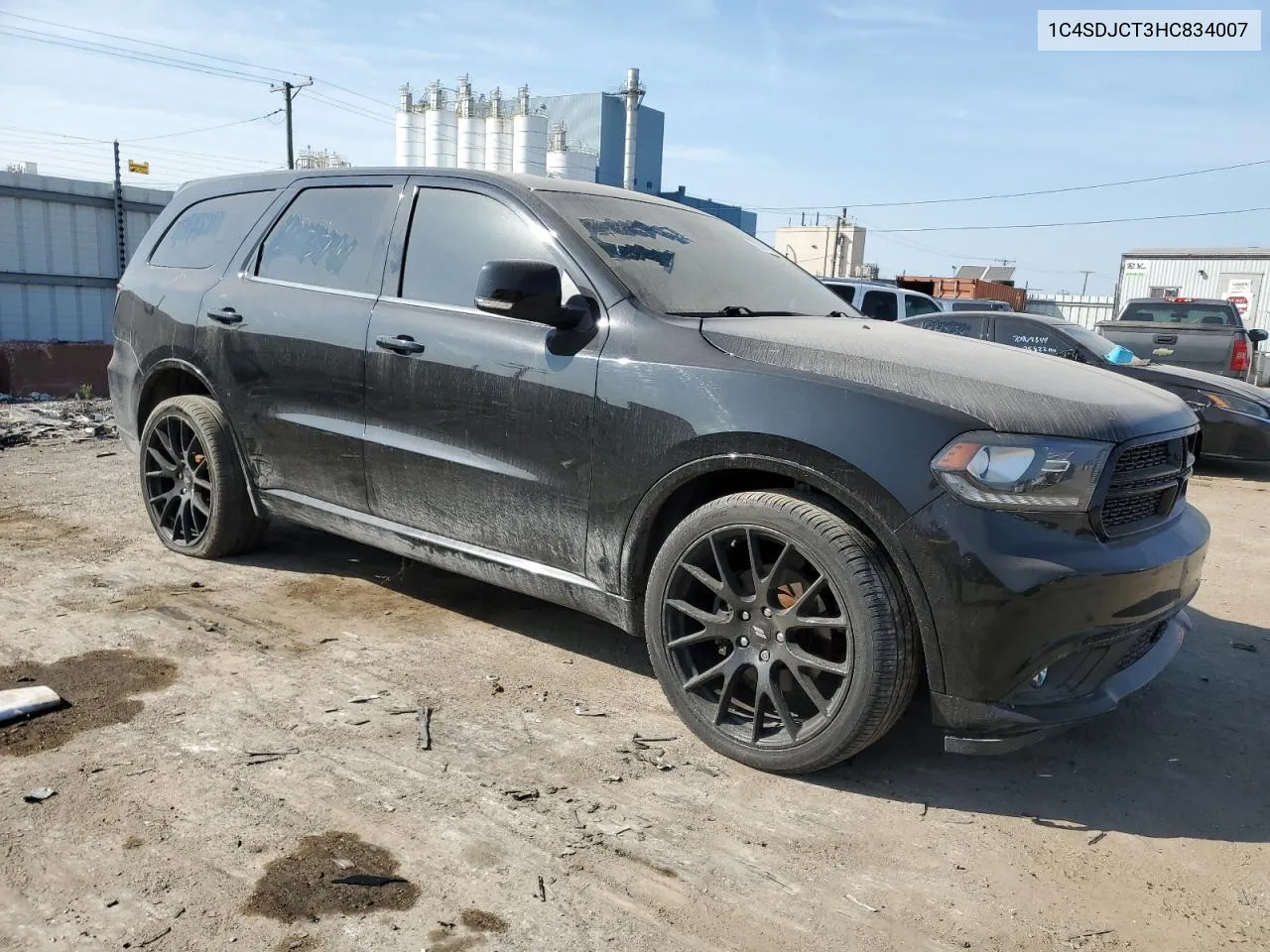 2017 Dodge Durango R/T VIN: 1C4SDJCT3HC834007 Lot: 70695614