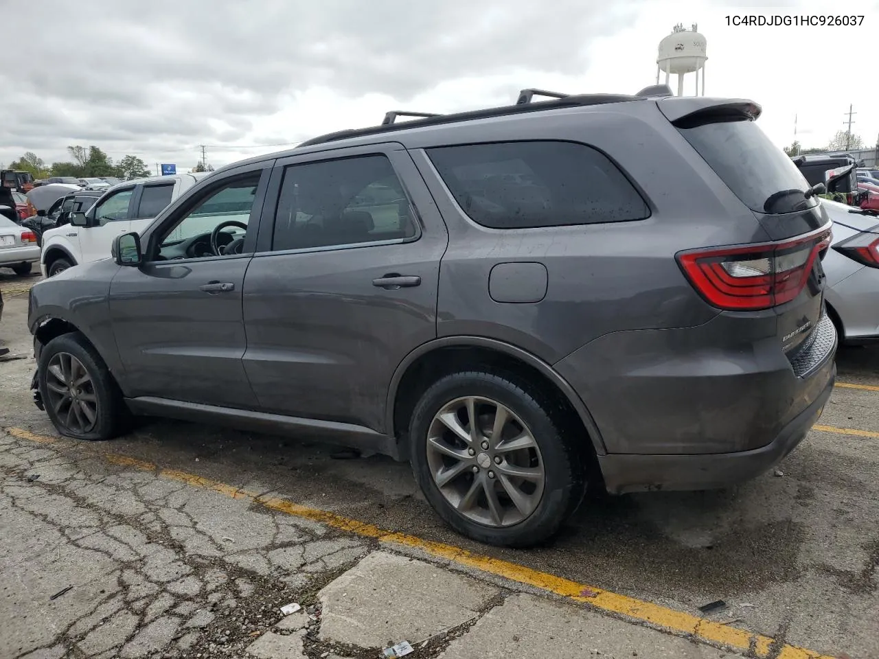 2017 Dodge Durango Gt VIN: 1C4RDJDG1HC926037 Lot: 71125704