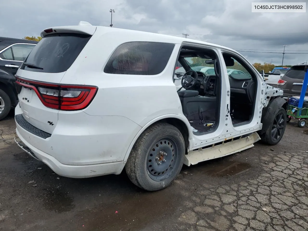 2017 Dodge Durango R/T VIN: 1C4SDJCT3HC898502 Lot: 71304073