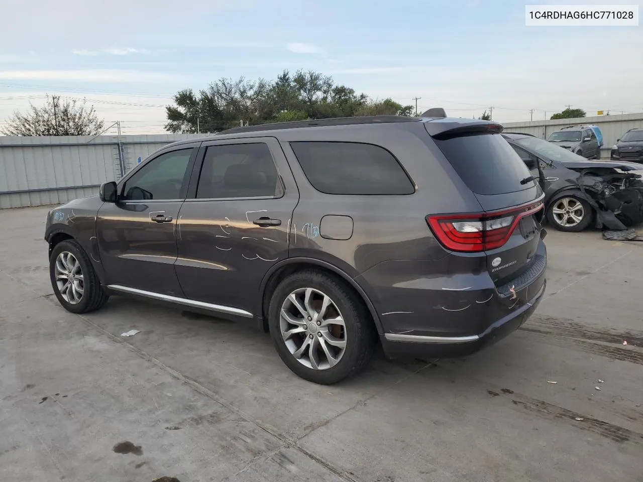 2017 Dodge Durango Sxt VIN: 1C4RDHAG6HC771028 Lot: 71473154