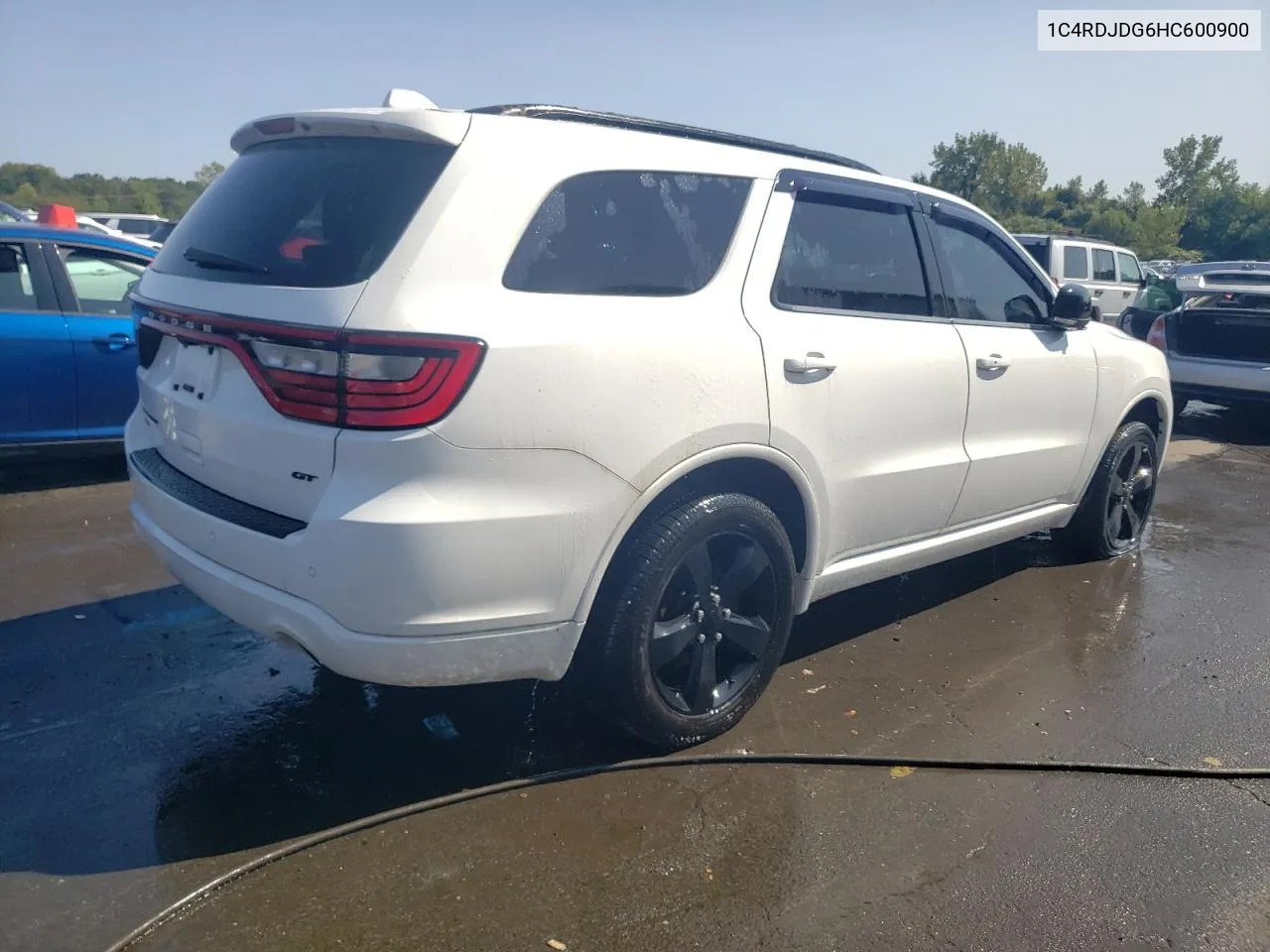 2017 Dodge Durango Gt VIN: 1C4RDJDG6HC600900 Lot: 71588124