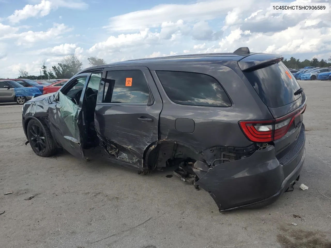 2017 Dodge Durango R/T VIN: 1C4SDHCT5HC906589 Lot: 71661784