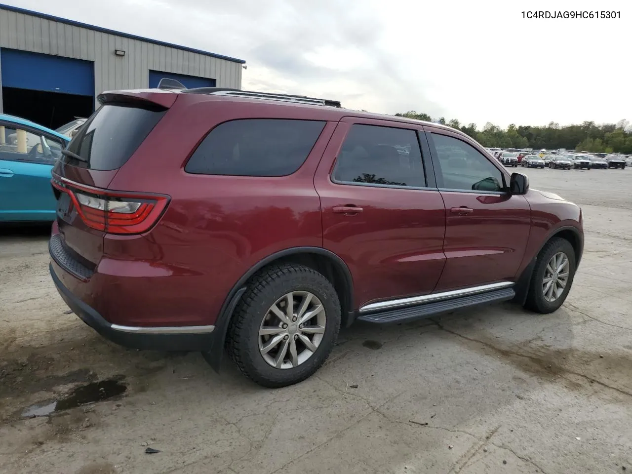 2017 Dodge Durango Sxt VIN: 1C4RDJAG9HC615301 Lot: 71729944