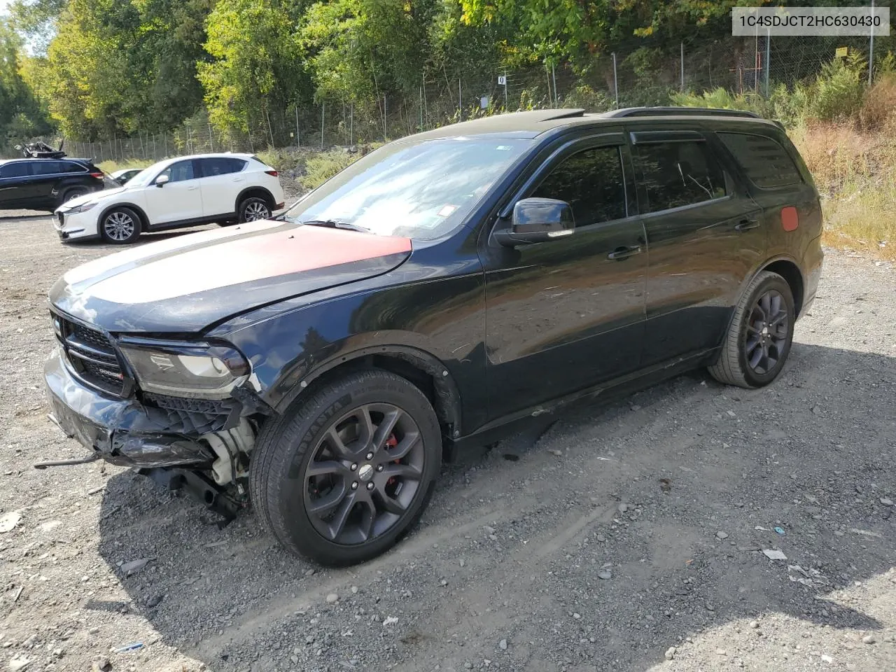 2017 Dodge Durango R/T VIN: 1C4SDJCT2HC630430 Lot: 71804944