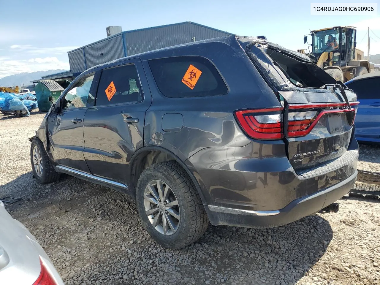 1C4RDJAG0HC690906 2017 Dodge Durango Sxt