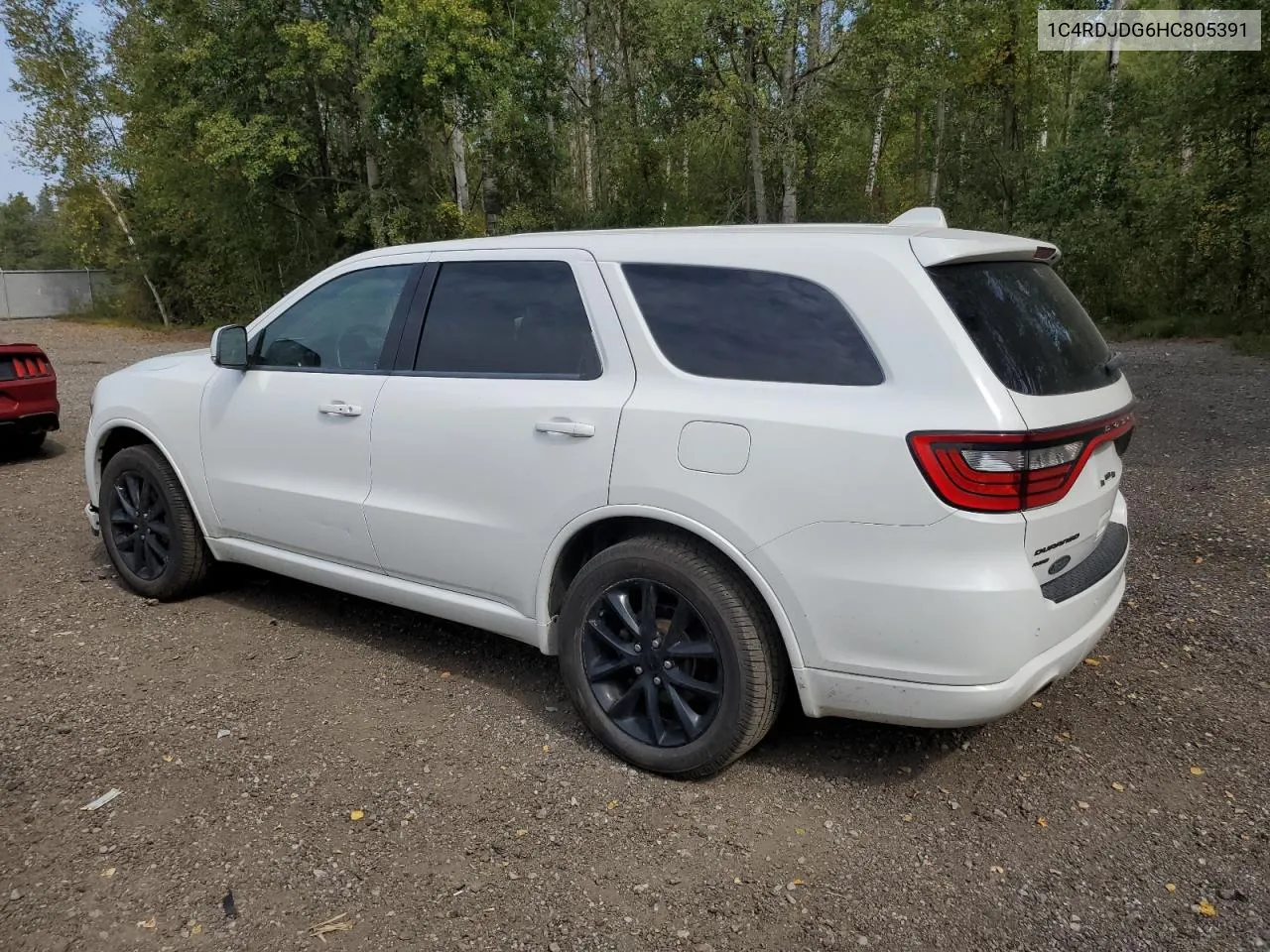 2017 Dodge Durango Gt VIN: 1C4RDJDG6HC805391 Lot: 71844074