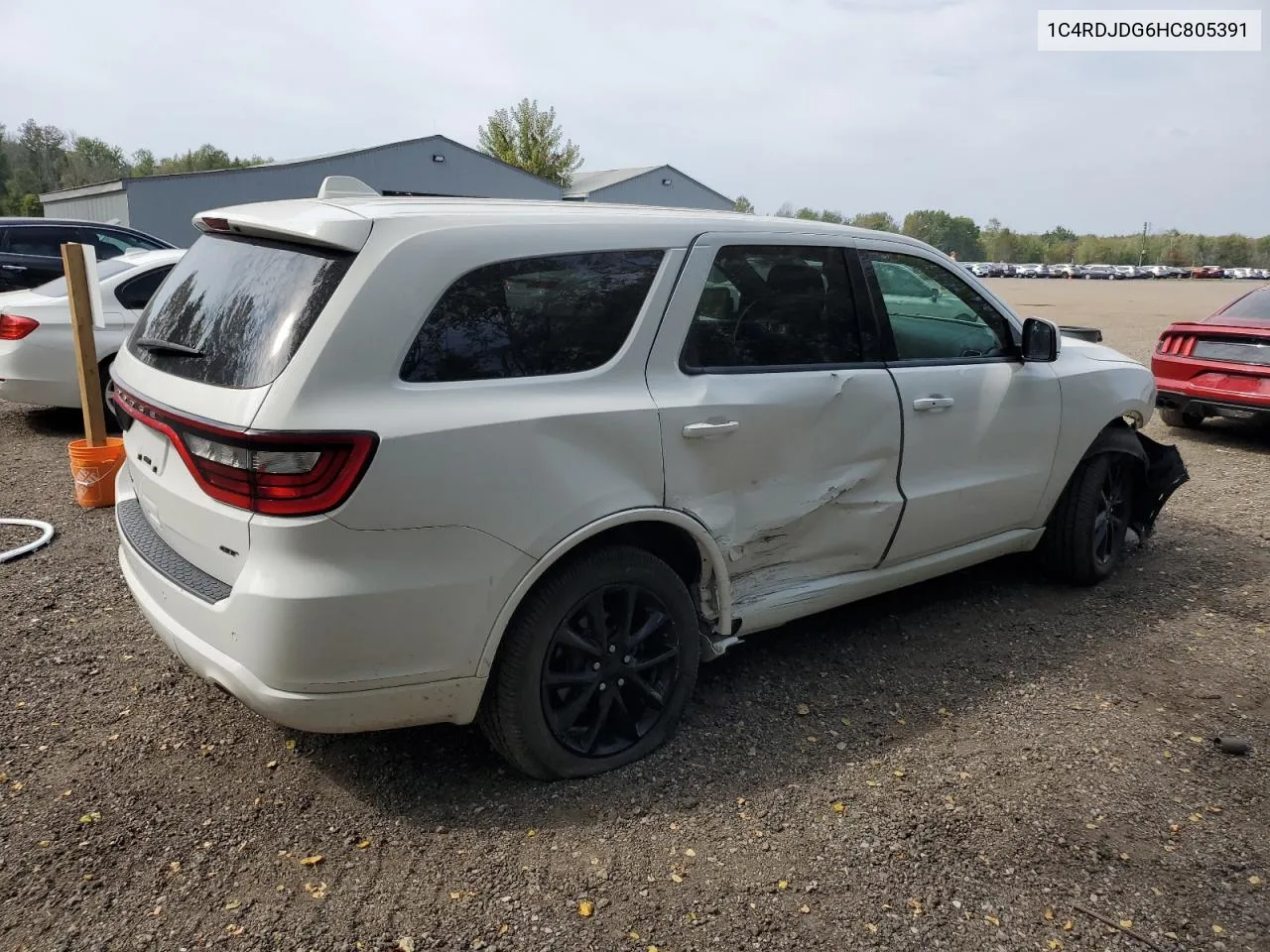 2017 Dodge Durango Gt VIN: 1C4RDJDG6HC805391 Lot: 71844074