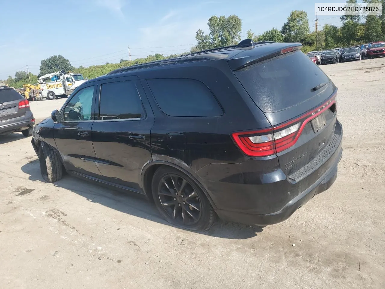 2017 Dodge Durango Gt VIN: 1C4RDJDG2HC725876 Lot: 72025154