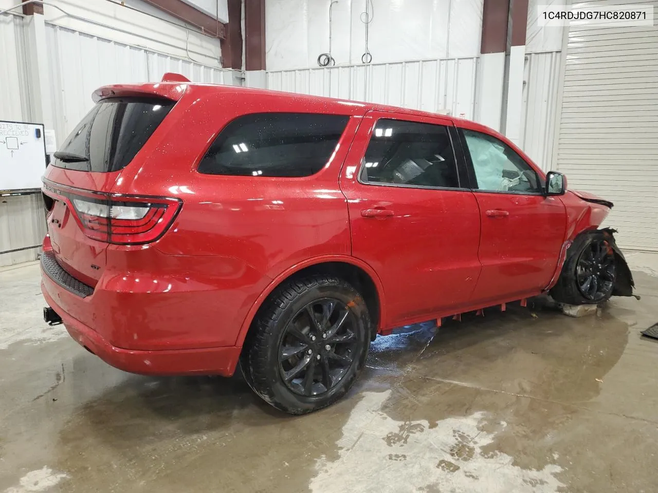 1C4RDJDG7HC820871 2017 Dodge Durango Gt