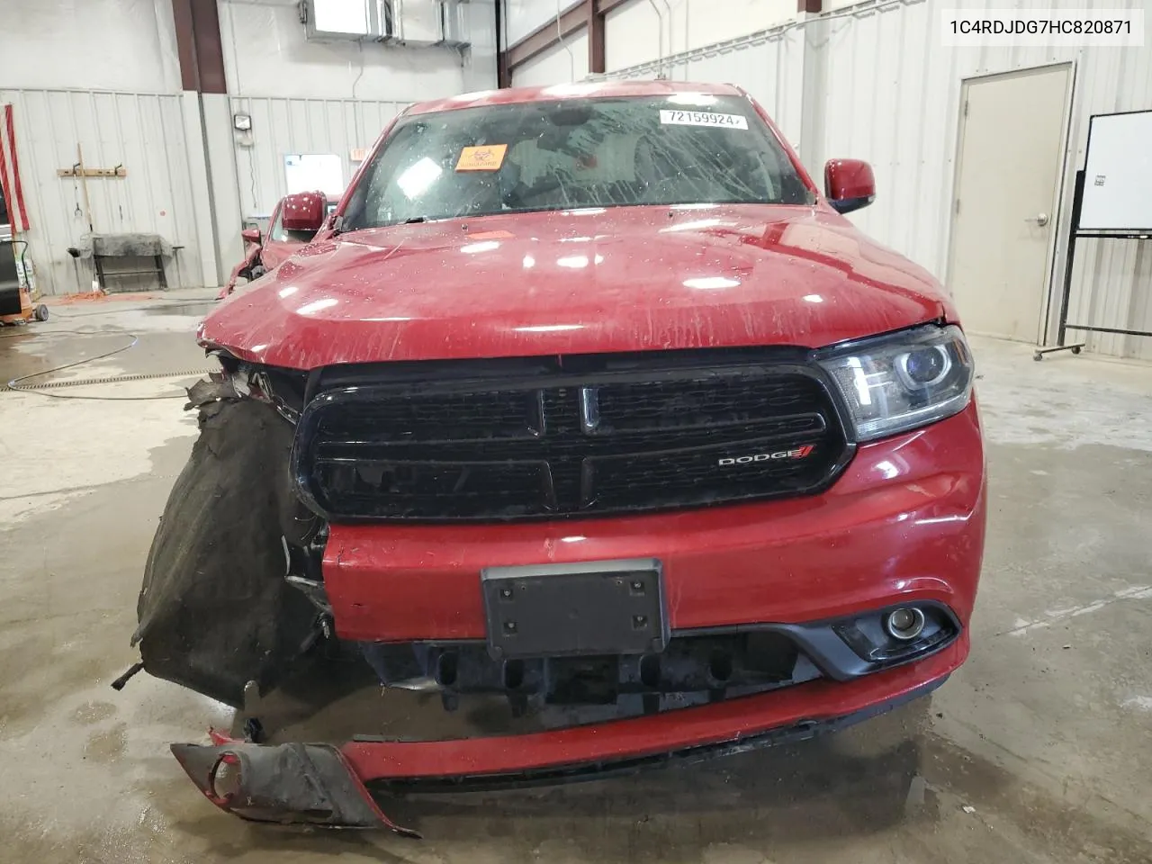 1C4RDJDG7HC820871 2017 Dodge Durango Gt