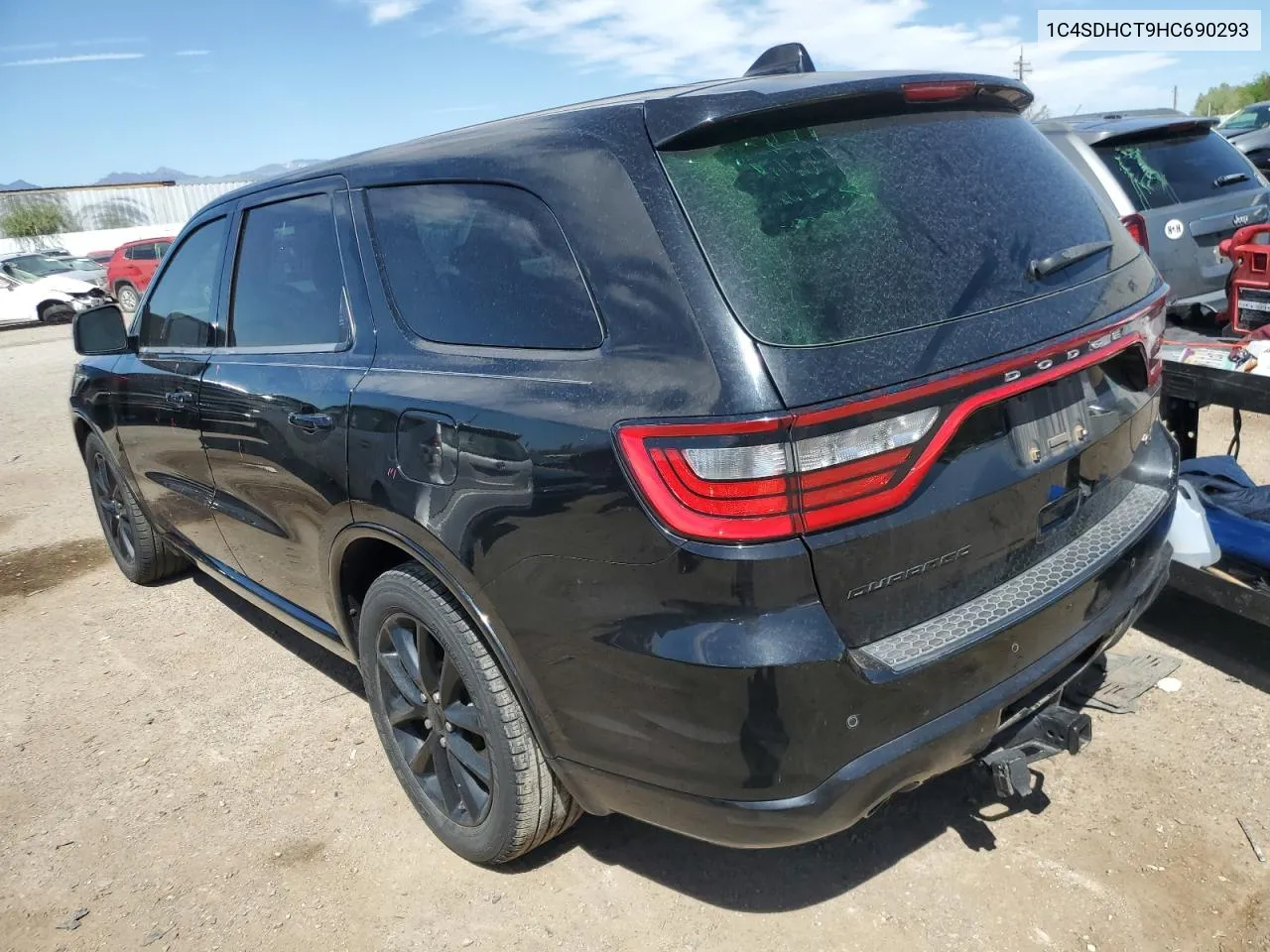 2017 Dodge Durango R/T VIN: 1C4SDHCT9HC690293 Lot: 72232664