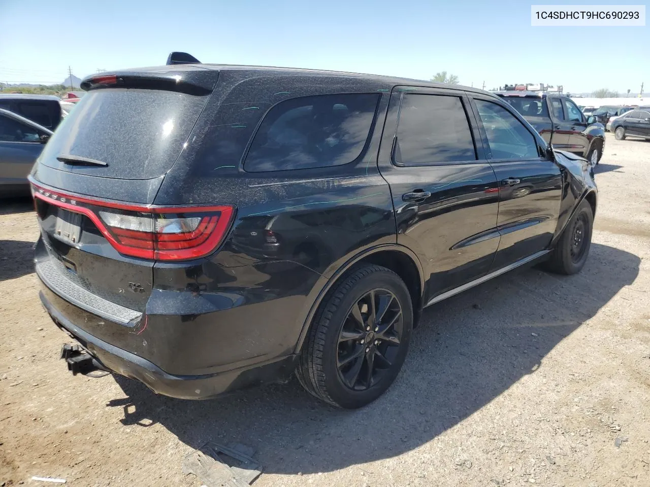 2017 Dodge Durango R/T VIN: 1C4SDHCT9HC690293 Lot: 72232664