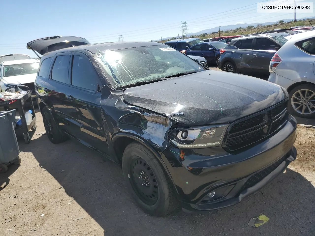 2017 Dodge Durango R/T VIN: 1C4SDHCT9HC690293 Lot: 72232664