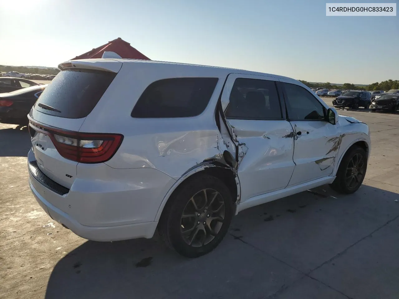 2017 Dodge Durango Gt VIN: 1C4RDHDG0HC833423 Lot: 72334784