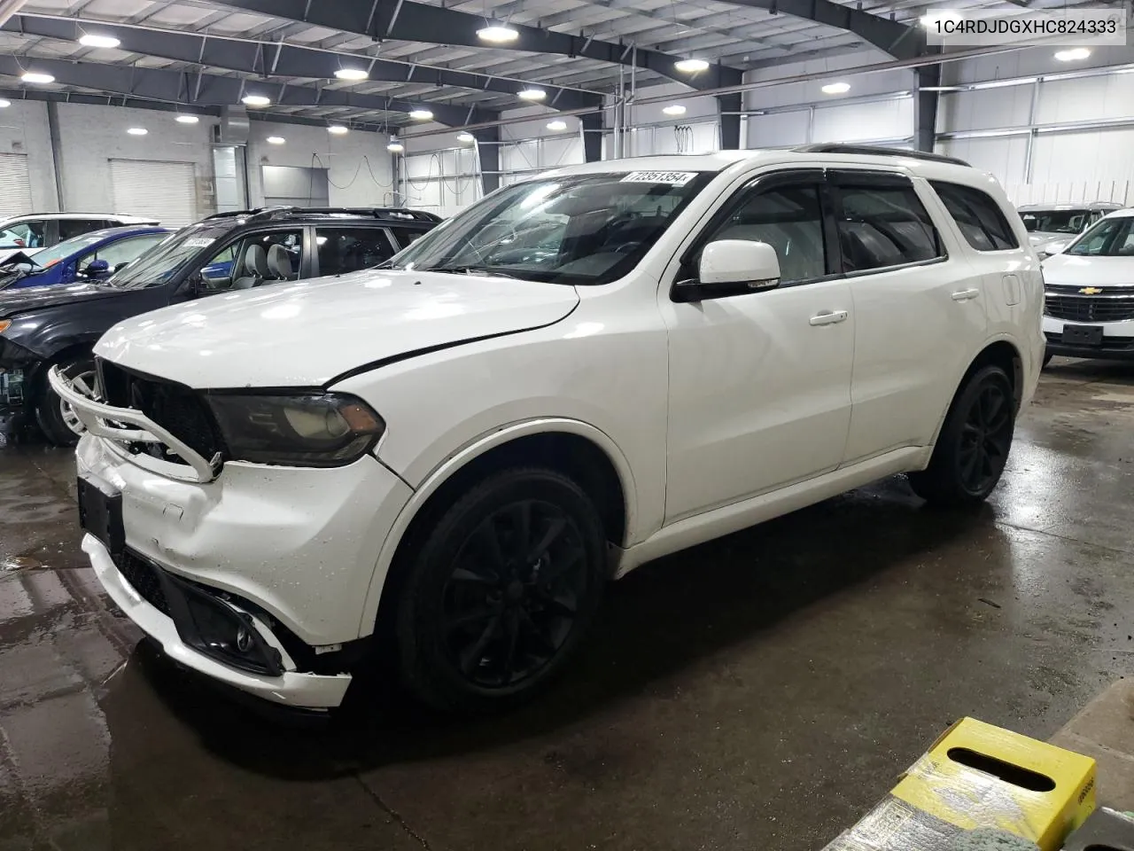 2017 Dodge Durango Gt VIN: 1C4RDJDGXHC824333 Lot: 72351354