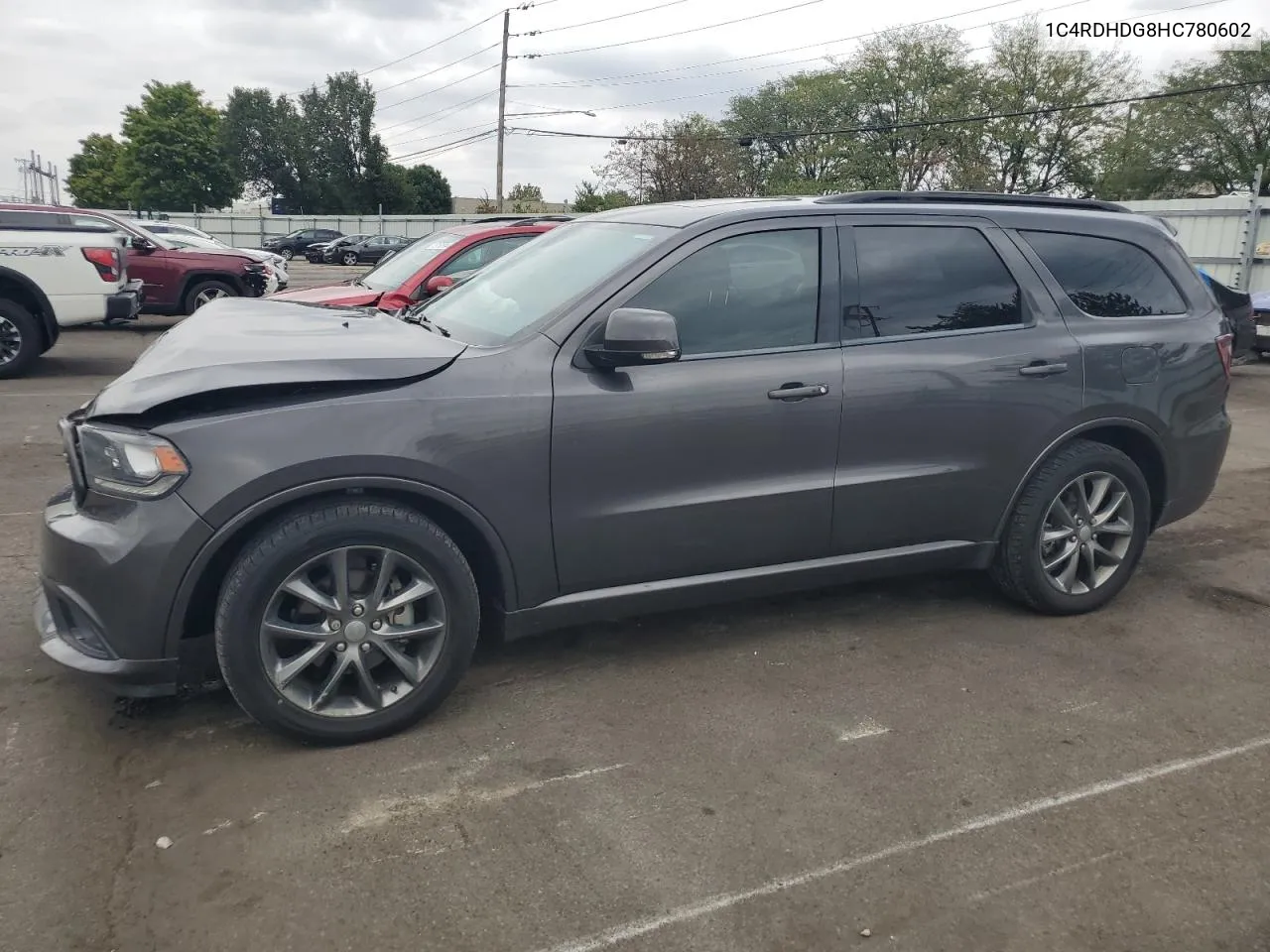 1C4RDHDG8HC780602 2017 Dodge Durango Gt