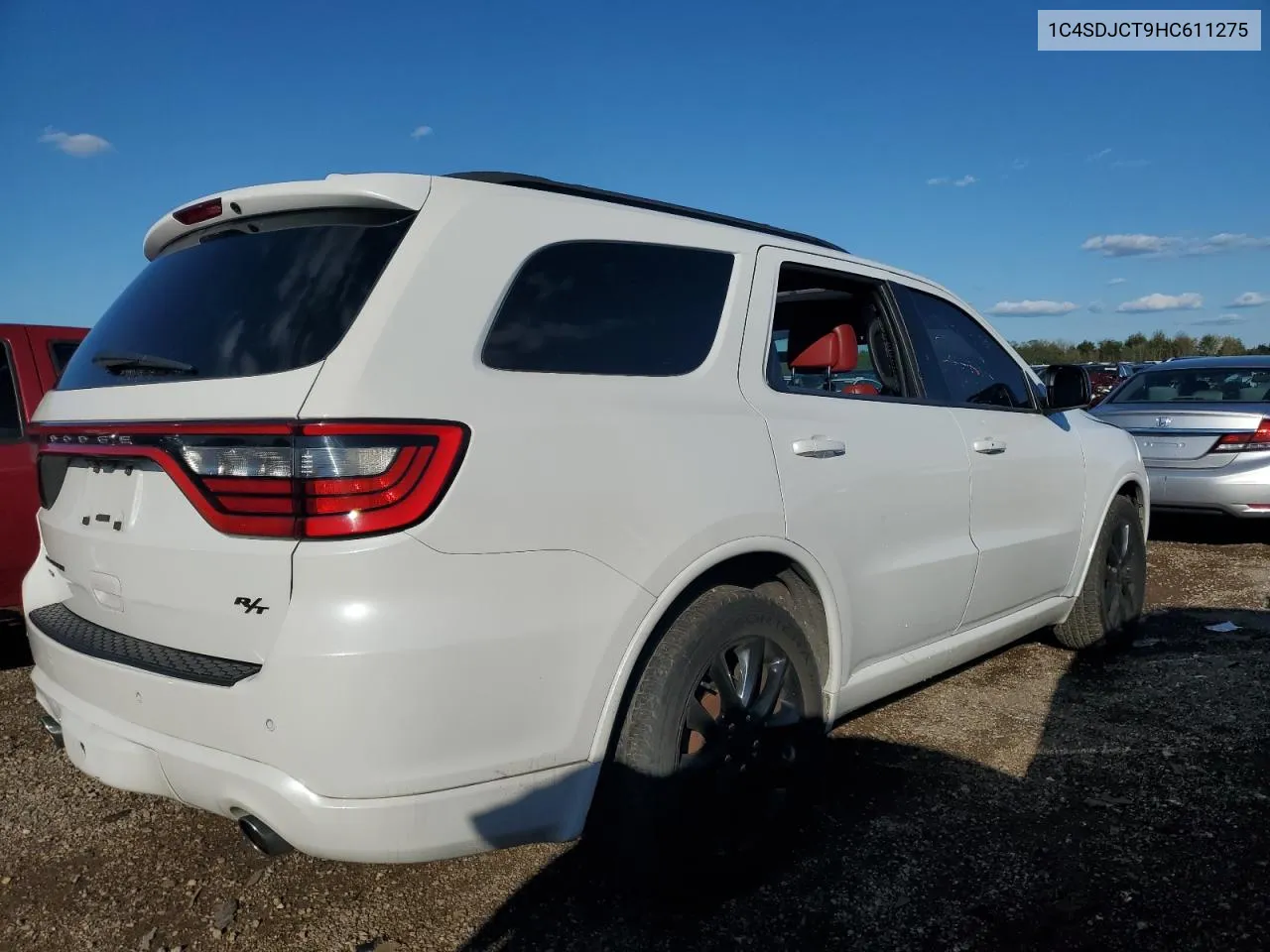 2017 Dodge Durango R/T VIN: 1C4SDJCT9HC611275 Lot: 72734404