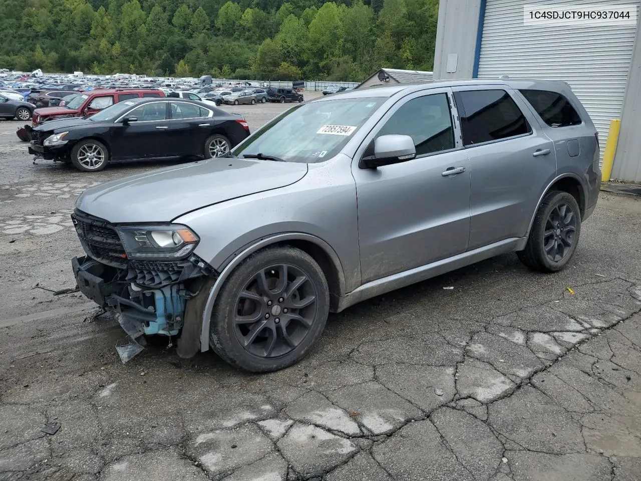 2017 Dodge Durango R/T VIN: 1C4SDJCT9HC937044 Lot: 72857594