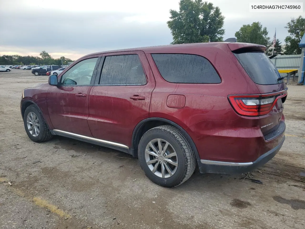 2017 Dodge Durango Sxt VIN: 1C4RDHAG7HC745960 Lot: 72998884