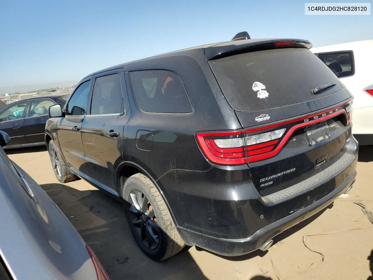 1C4RDJDG2HC828120 2017 Dodge Durango Gt