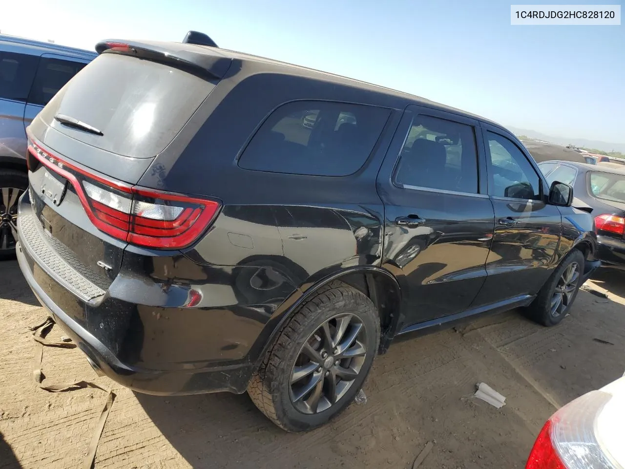 1C4RDJDG2HC828120 2017 Dodge Durango Gt